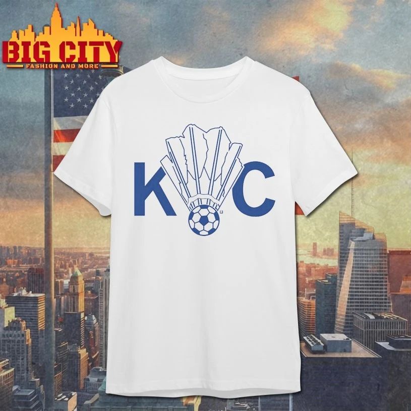 KC Soccer Shuttlecock logo T-shirt