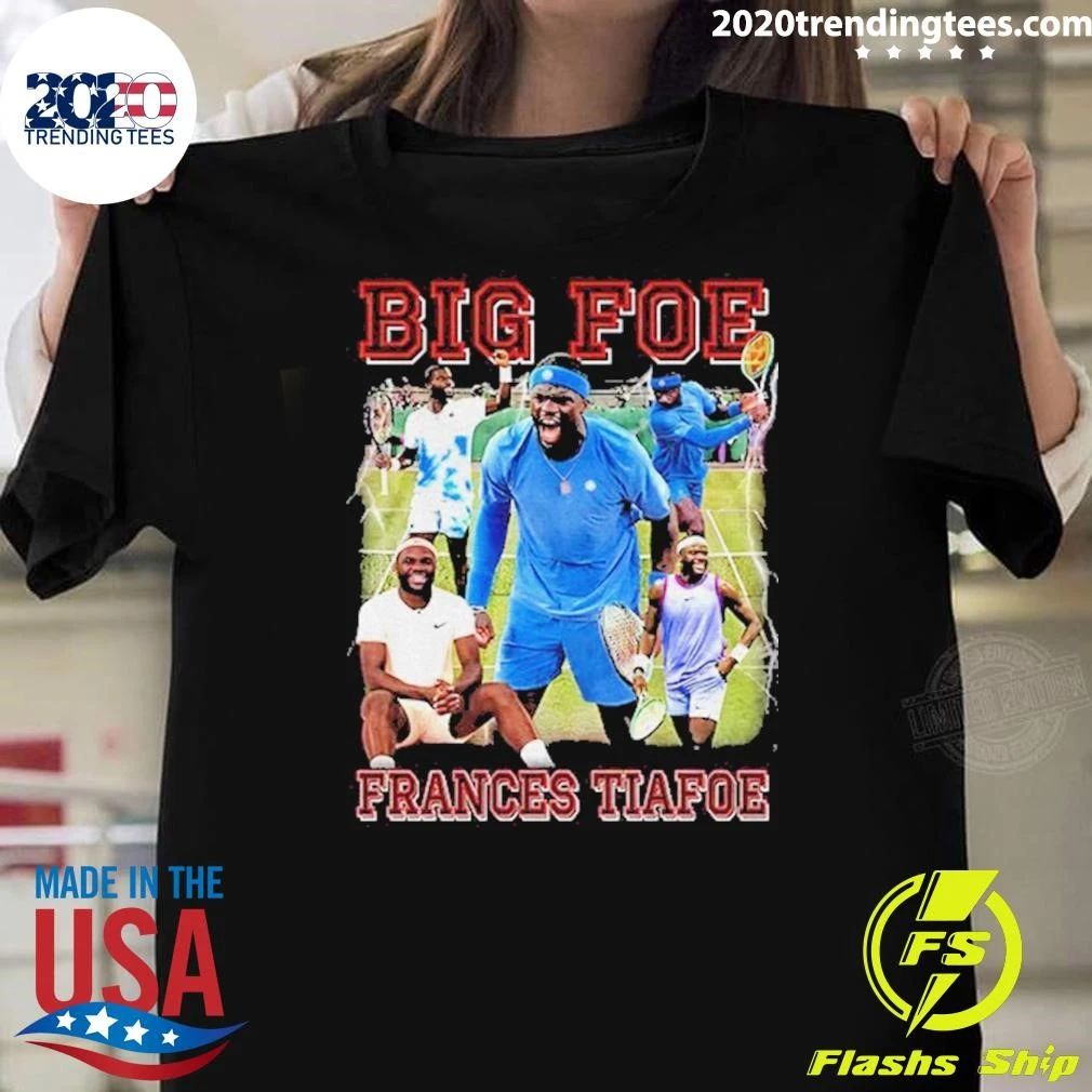 Frances Tiafoe Tennis Athlete Big Foe Us Tennis Shirt
