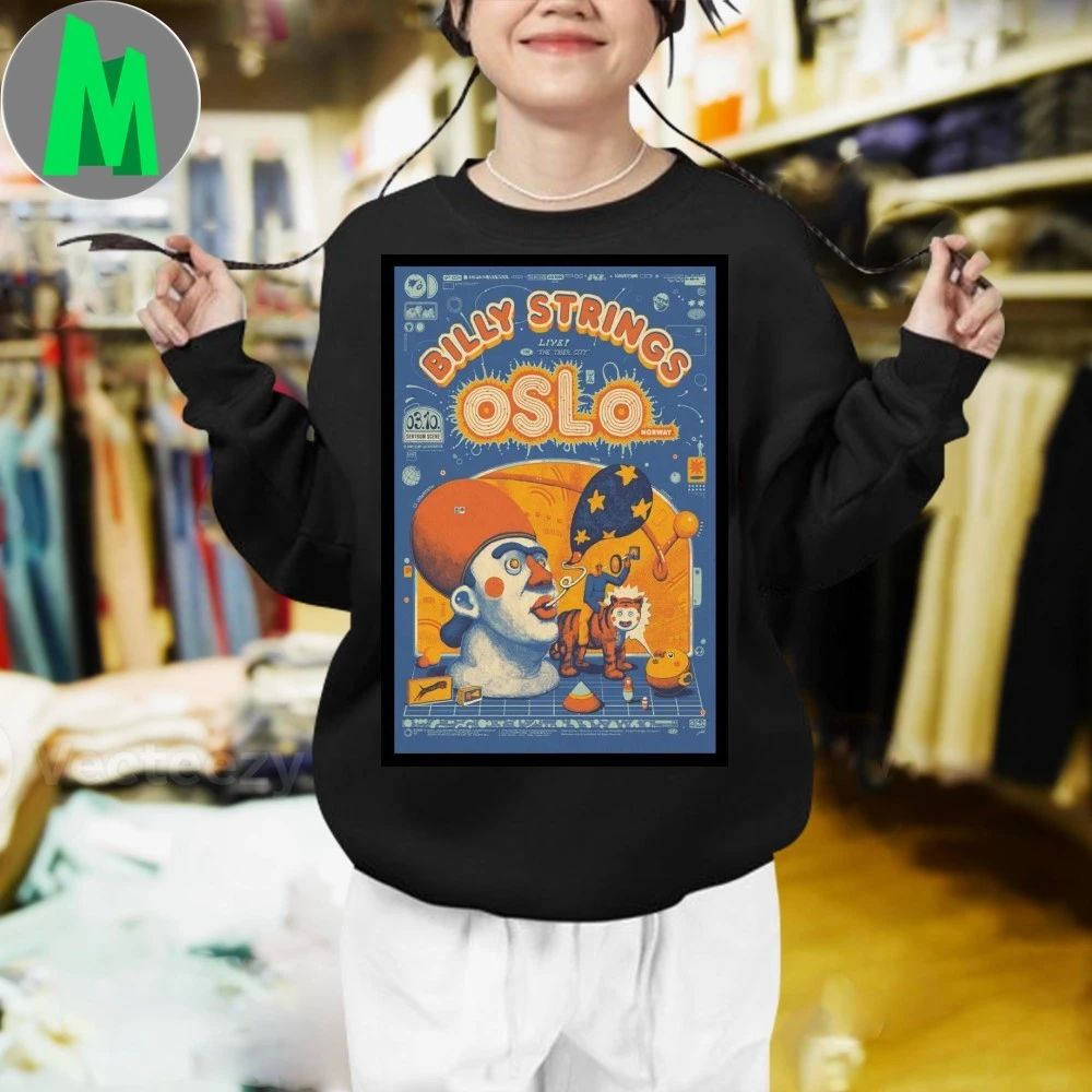 10.03.2025 Oslo, Norway Billy Strings Poster Shirt