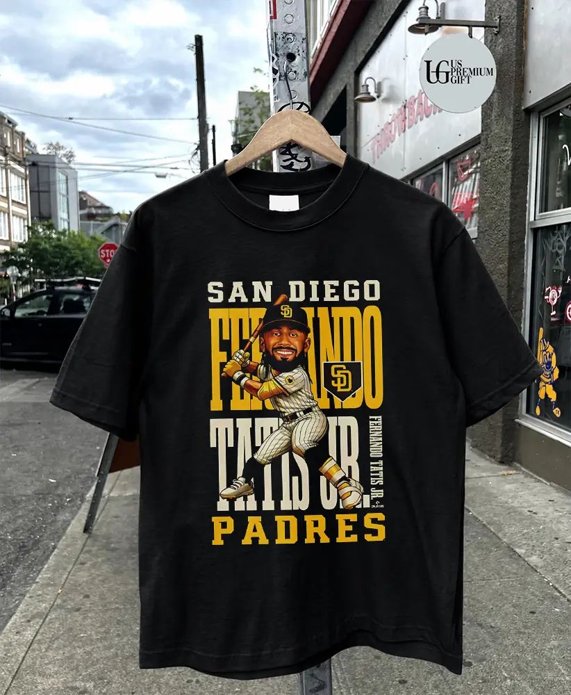 Fernando Tatis Jr. San Diego Padres baseball 2026 caricature shirt
