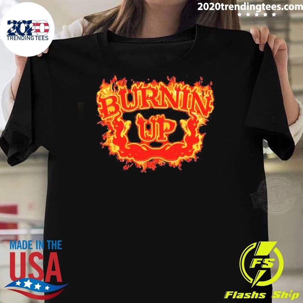 Burnin Up Vintage Flames Shirt
