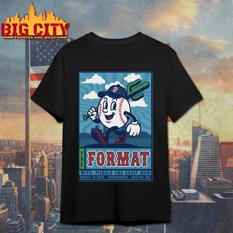 The Format Boston, MA March 26 2026 The Roadrunner Boston Tour Poster Graphic Shirt
