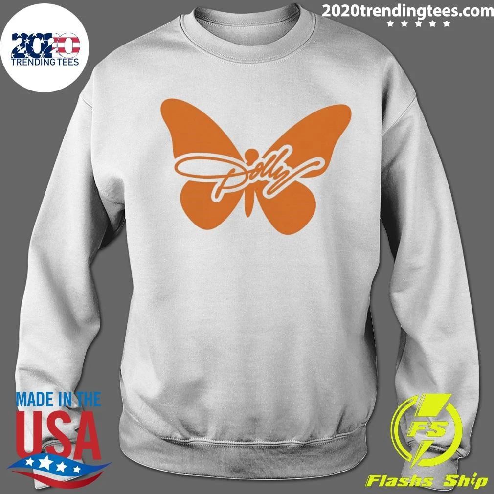 Dolly Tennessee Orange Butterfly Shirt