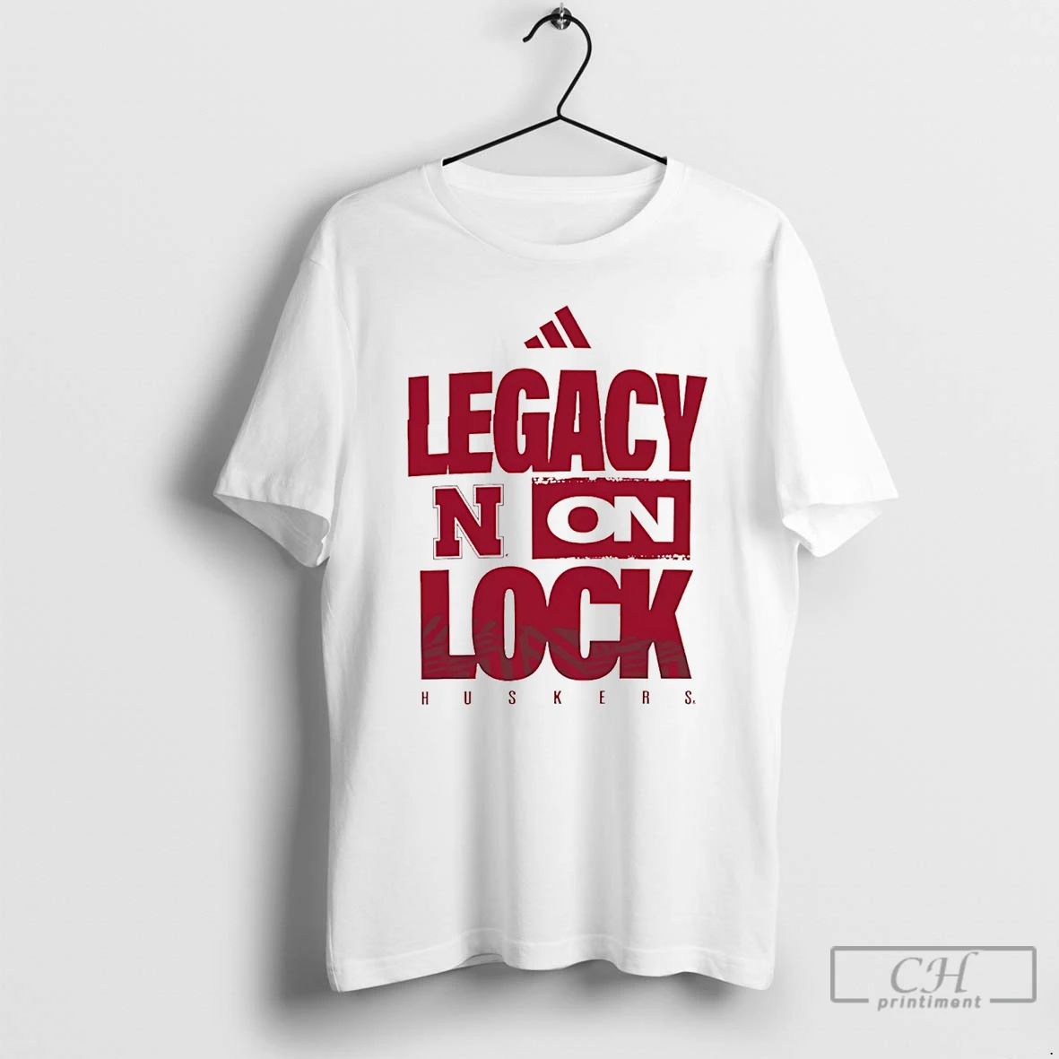 Classic Nebraska Cornhuskers Legacy On Lock Logo