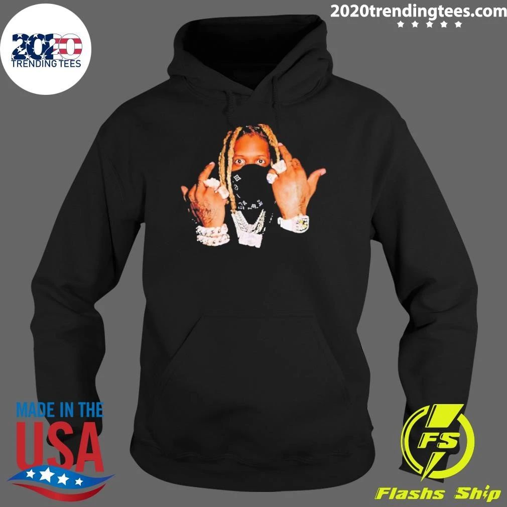 Lil Durk Rapper Middle Finger Diamond Graphic Shirt