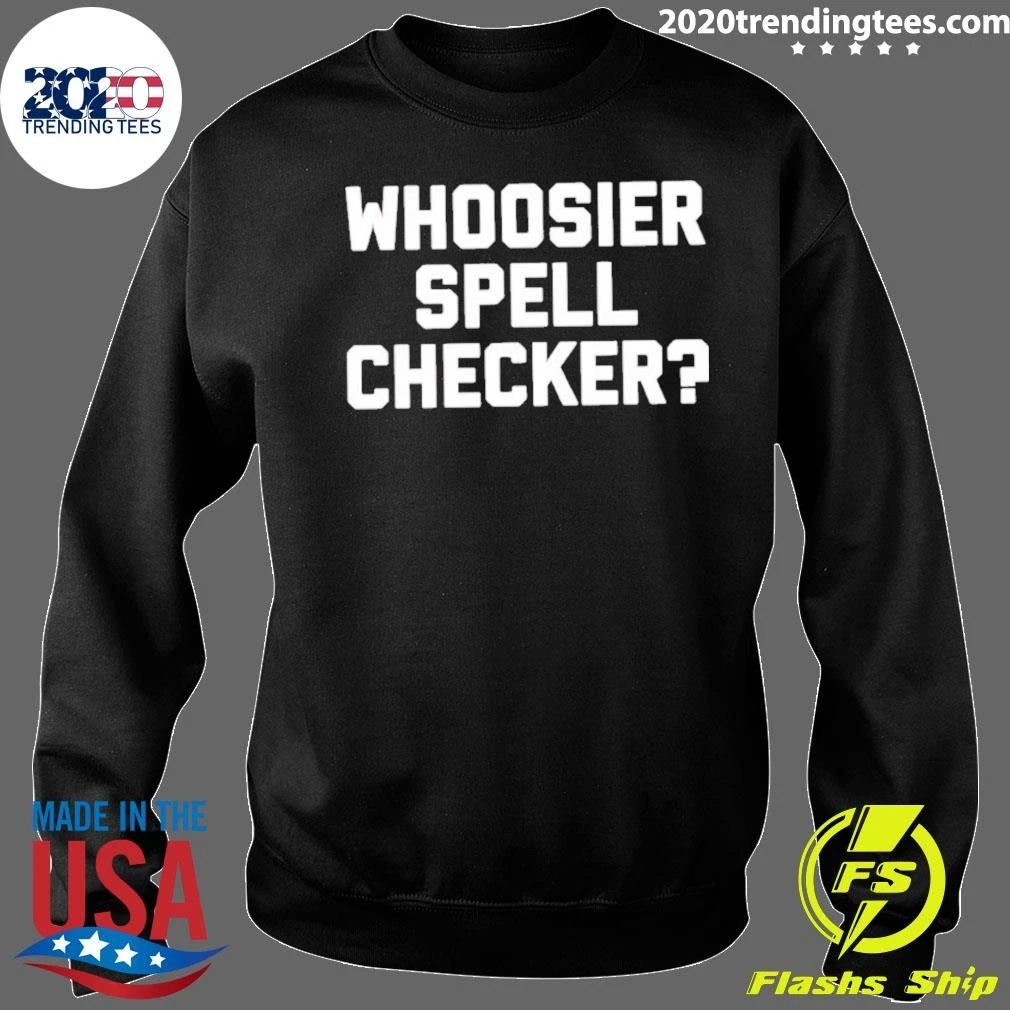 Whoosier Spell Checker Shirt
