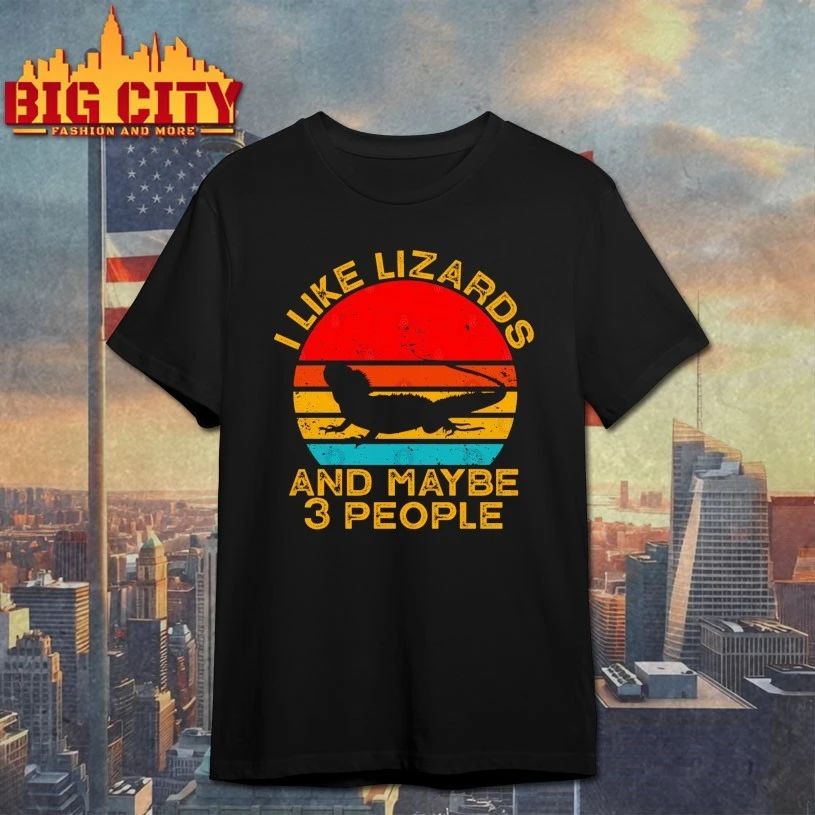 I Like Lizards and Maybe 3 People vintage T-shirt