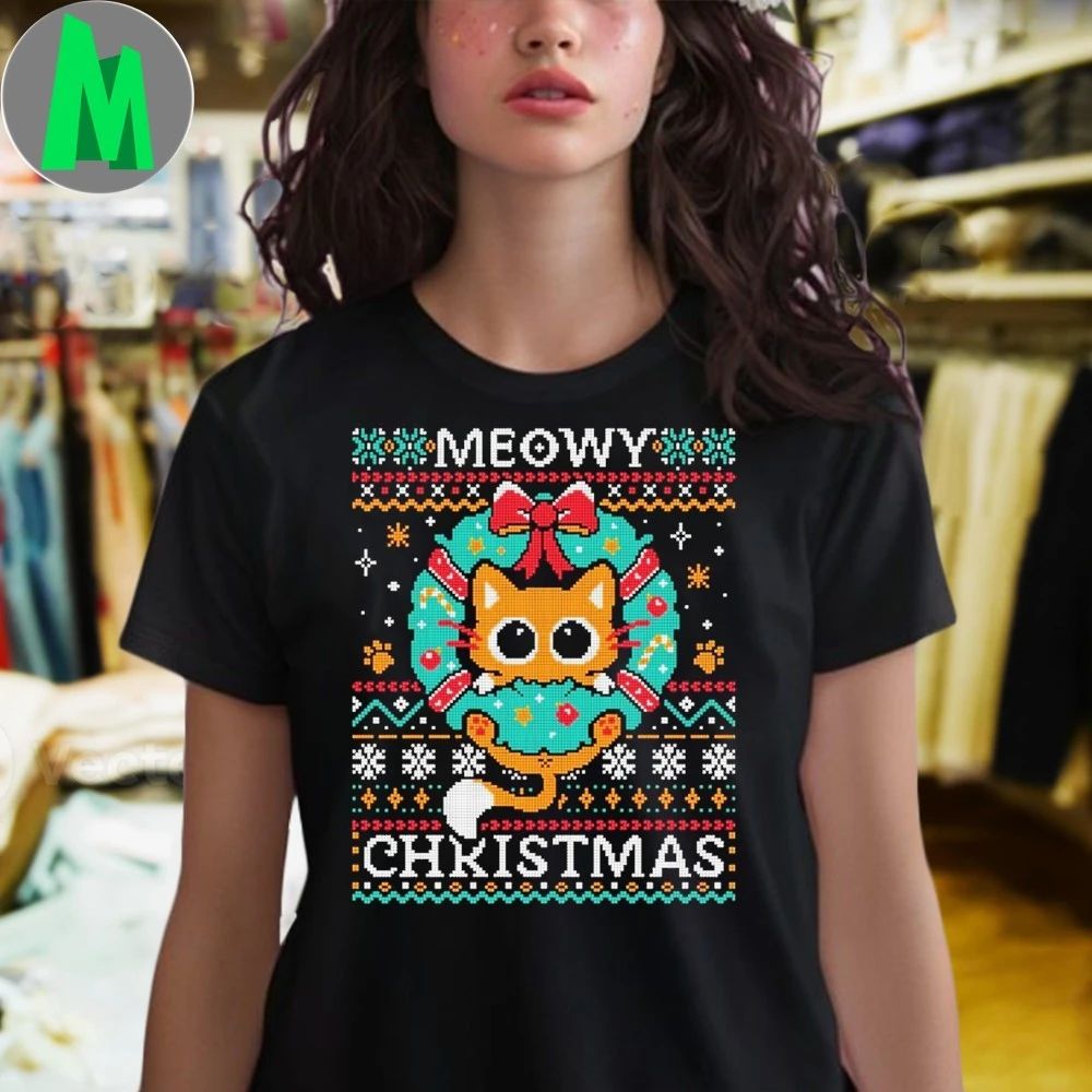 Meowy Christmas Shirt