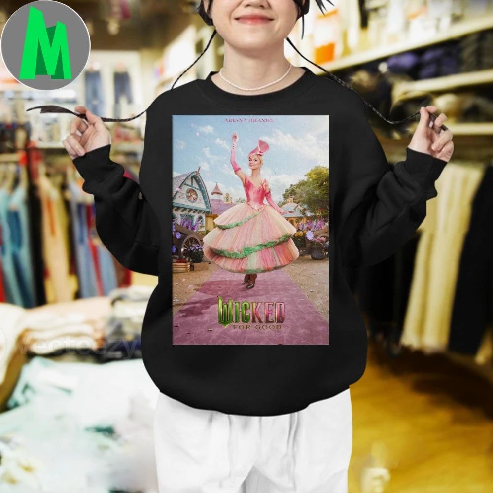 Wicked For Good Ariana Grande Poster Shirt