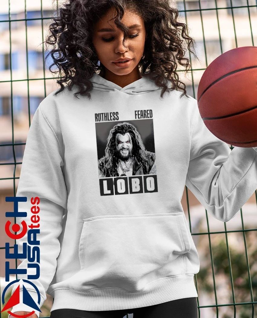 Lobo Ruthless Feared B and W shirt