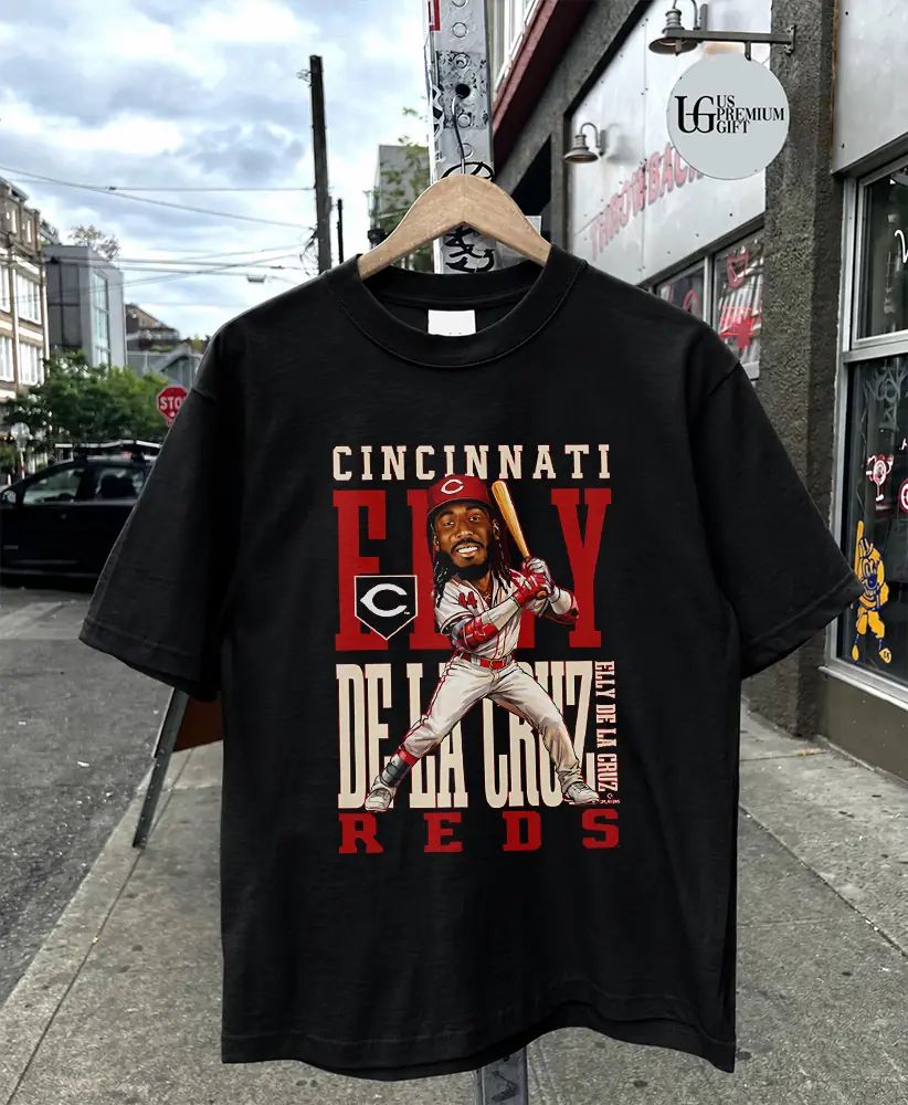 Elly De La Cruz Cincinnati Reds baseball 2026 caricature shirt