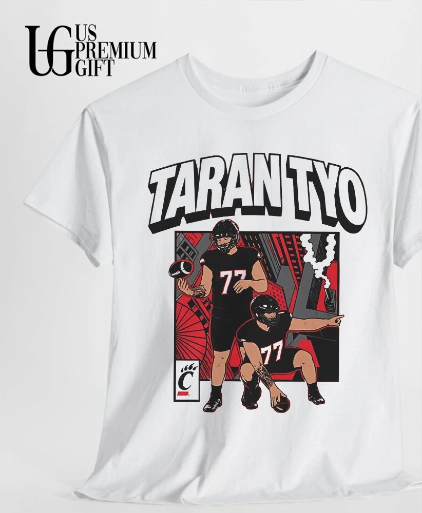 Taran Tyo Cincinnati Bearcats football graphic shirt