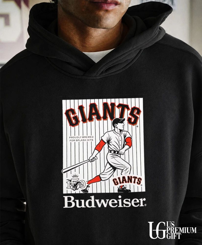 San Francisco Giants baseball 150 Years Budweiser shirt