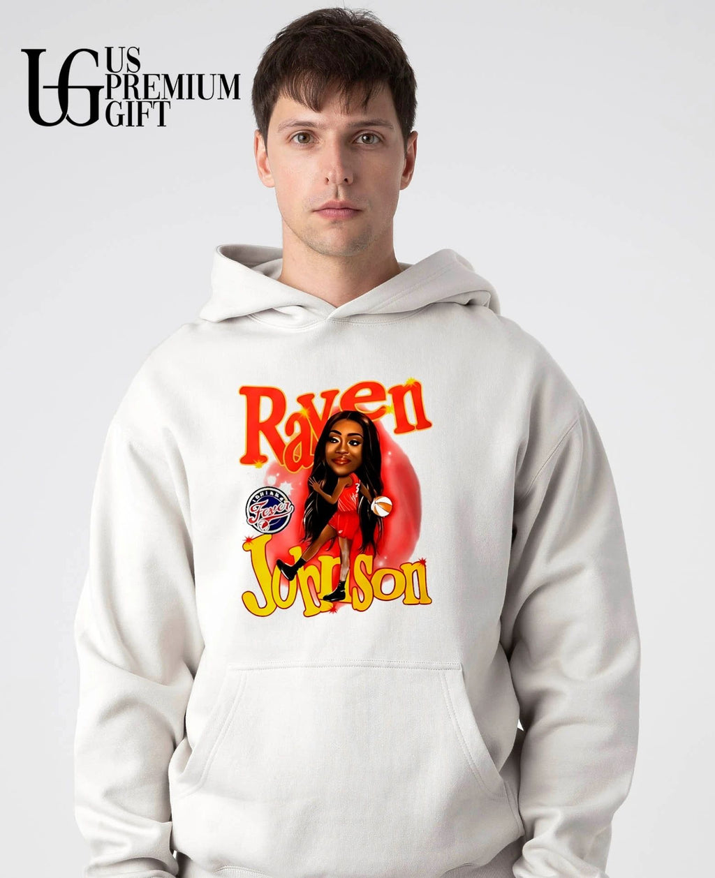 Raven Johnson Indiana Fever WNBA caricature shirt