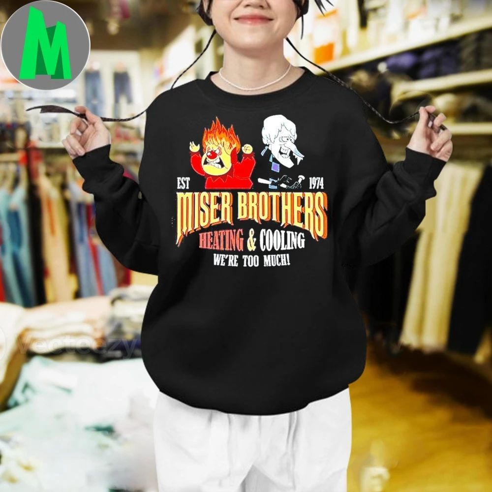 Miser Brothers Heating and Cooling Christmas Shirt