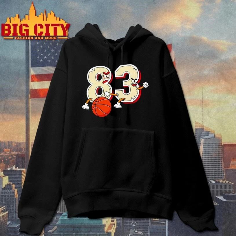 Bam Adebayo Baseball 83 Point Cartoon Shirt