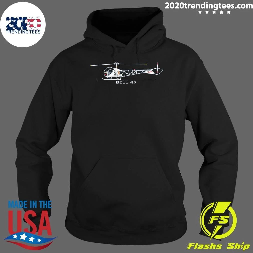 Bell 47 Helicopter Aeroclassic Retro Shirt
