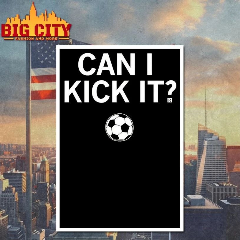 Soccer Can I Kick It Ringer T-shirt