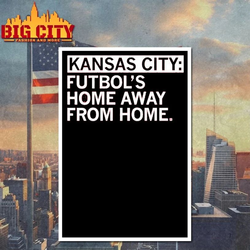 Kansas city futbol’s home away from home T-shirt
