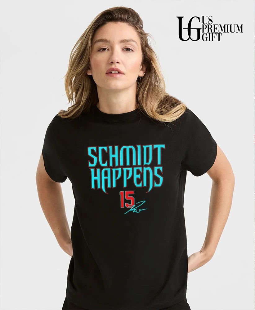 Schmidt Happens Ryan Waldschmidt No 15 Arizona Diamondbacks baseball signature shirt