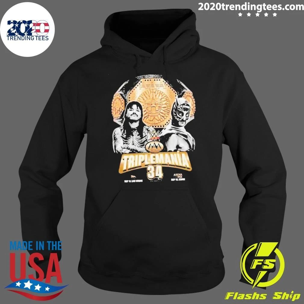 Triplemania 34 Lucha Libre Worldwide Event Poster Shirt
