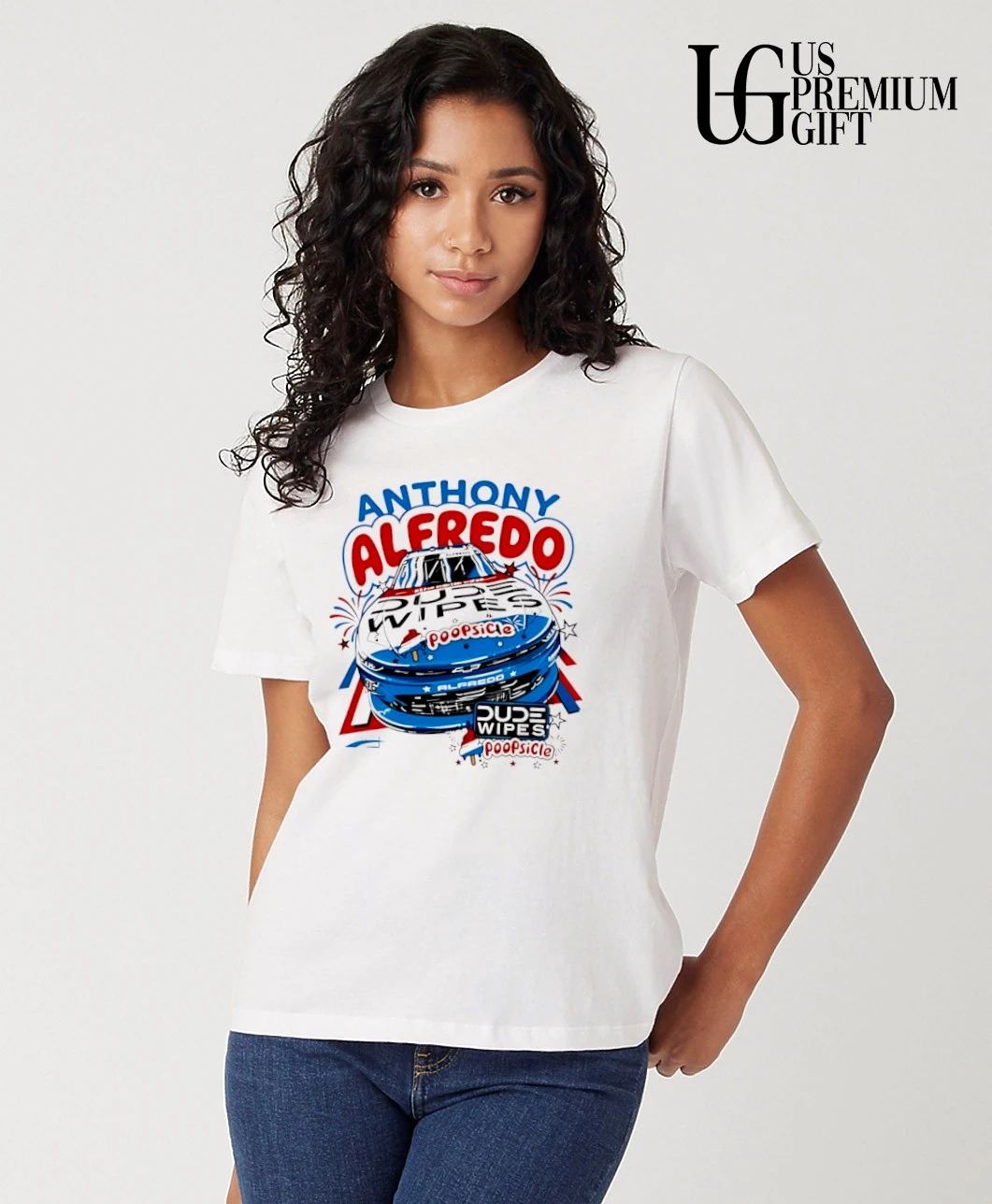 Anthony Alfredo Viking Motorsports Dude Wipes Poopsicle Race Car shirt