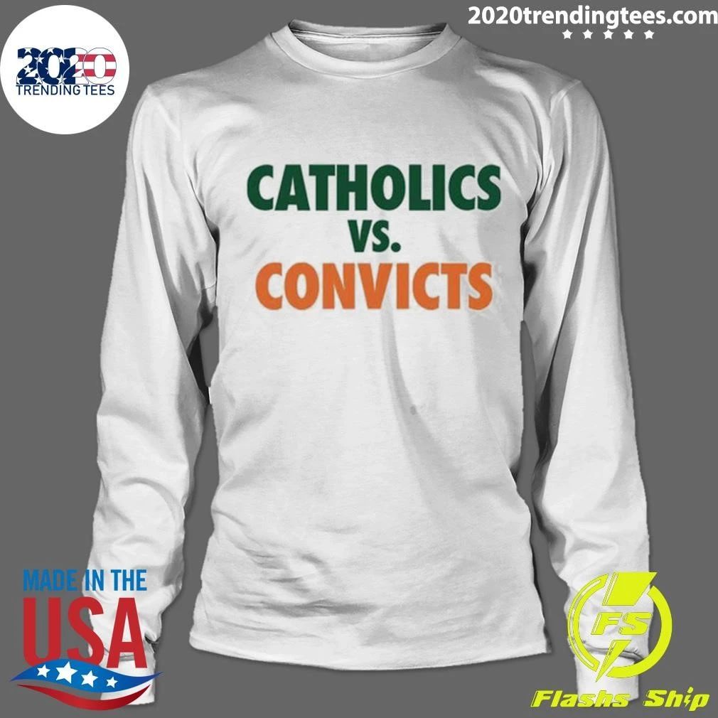 Catholics vs Convicts Baby Tee Shirt