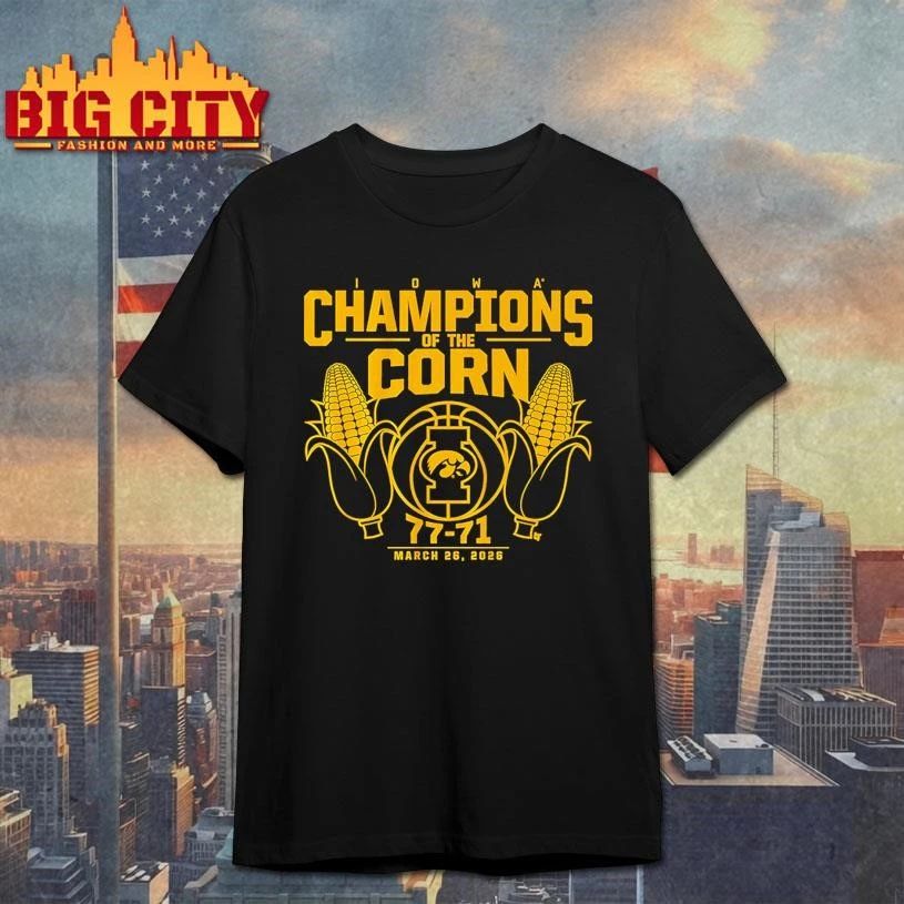Iowa Basketball Champions Of The Corn College Shirt