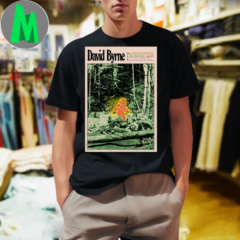 David Byrne Bill Graham Civic Auditorium In San Francisco CA Nov 16-18 2025 Poster Shirt