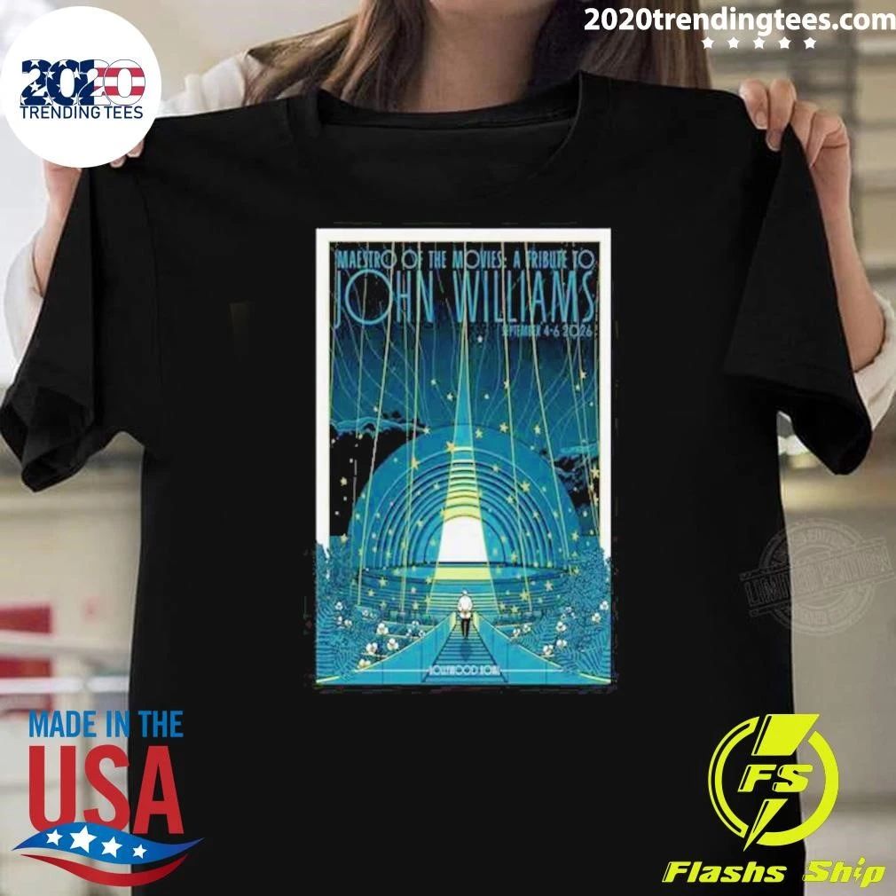 Maestro Of The Movies A Tribute To John Williams Los Angeles Tour On September 4-6 2026 Shirt