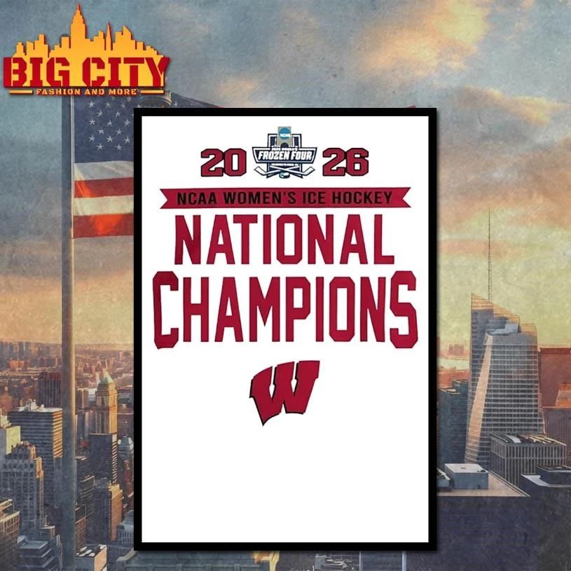 Wisconsin Badgers 2025 NCAA Frozen Four Women’s Ice Hockey National Champions Locker Room College Basketball Shirt