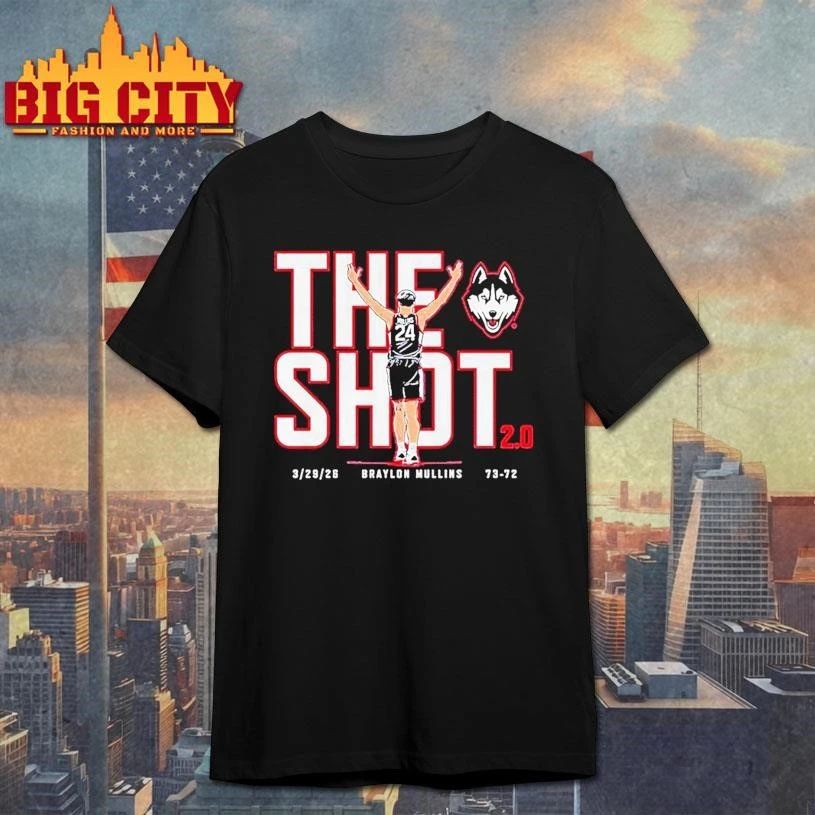 Uconn Huskies Basketball Braylon Mullins The Shot 2 College Shirt