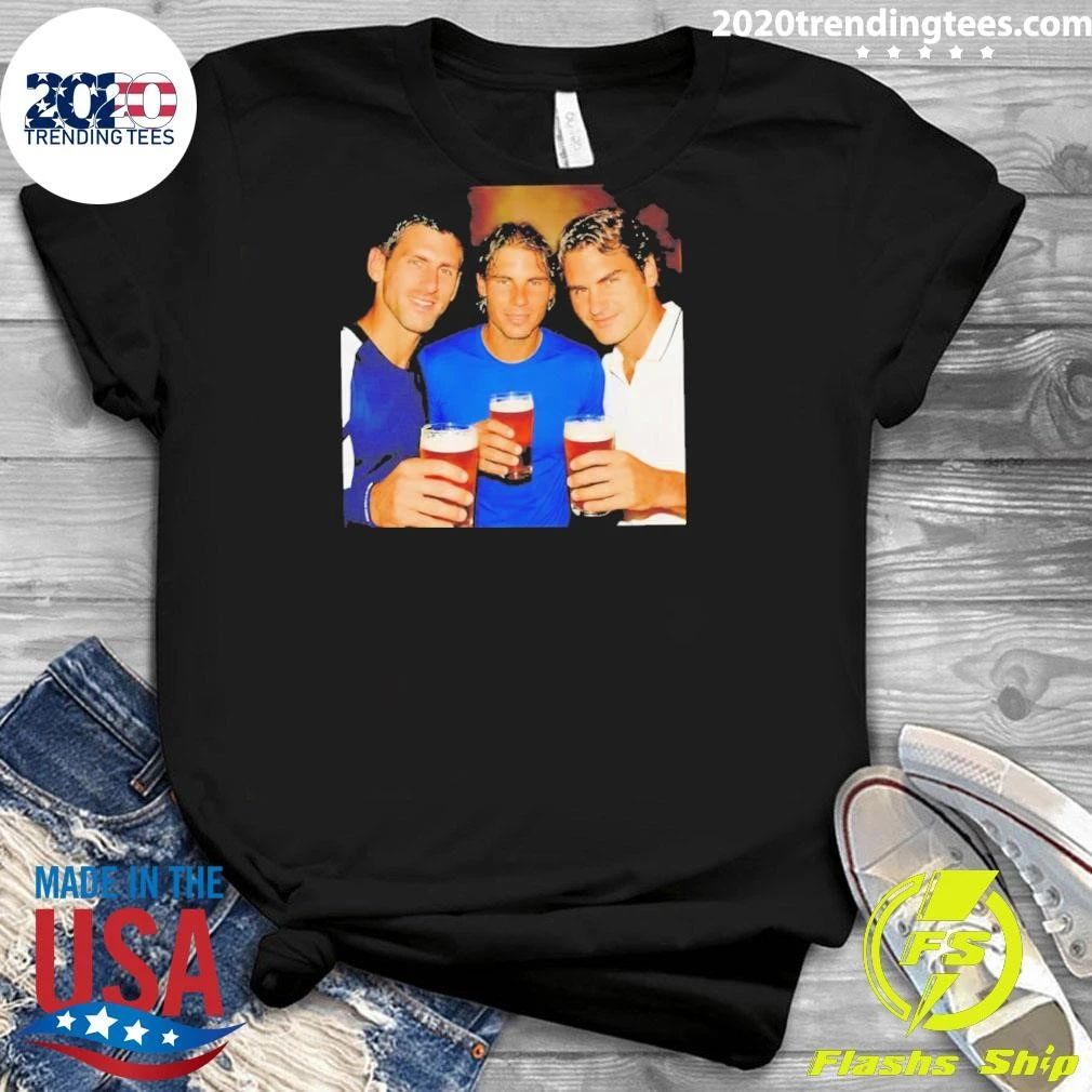 Nolefam Rafa And Rfans Tennis Player Drinking Beer Shirt