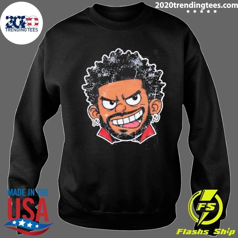 The Weeknd with Earrings Illustration Shirt