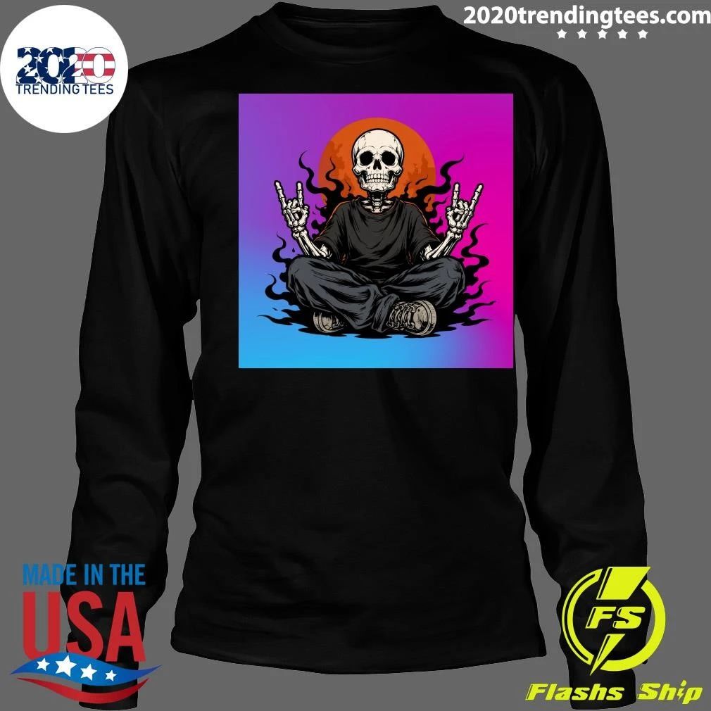 Rock Hand Skeleton Shirt