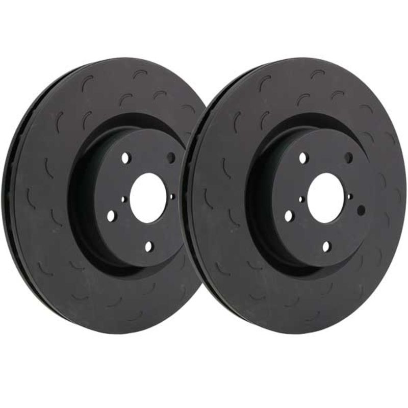 Hawk Talon Slotted Rotors – Pair – Rear