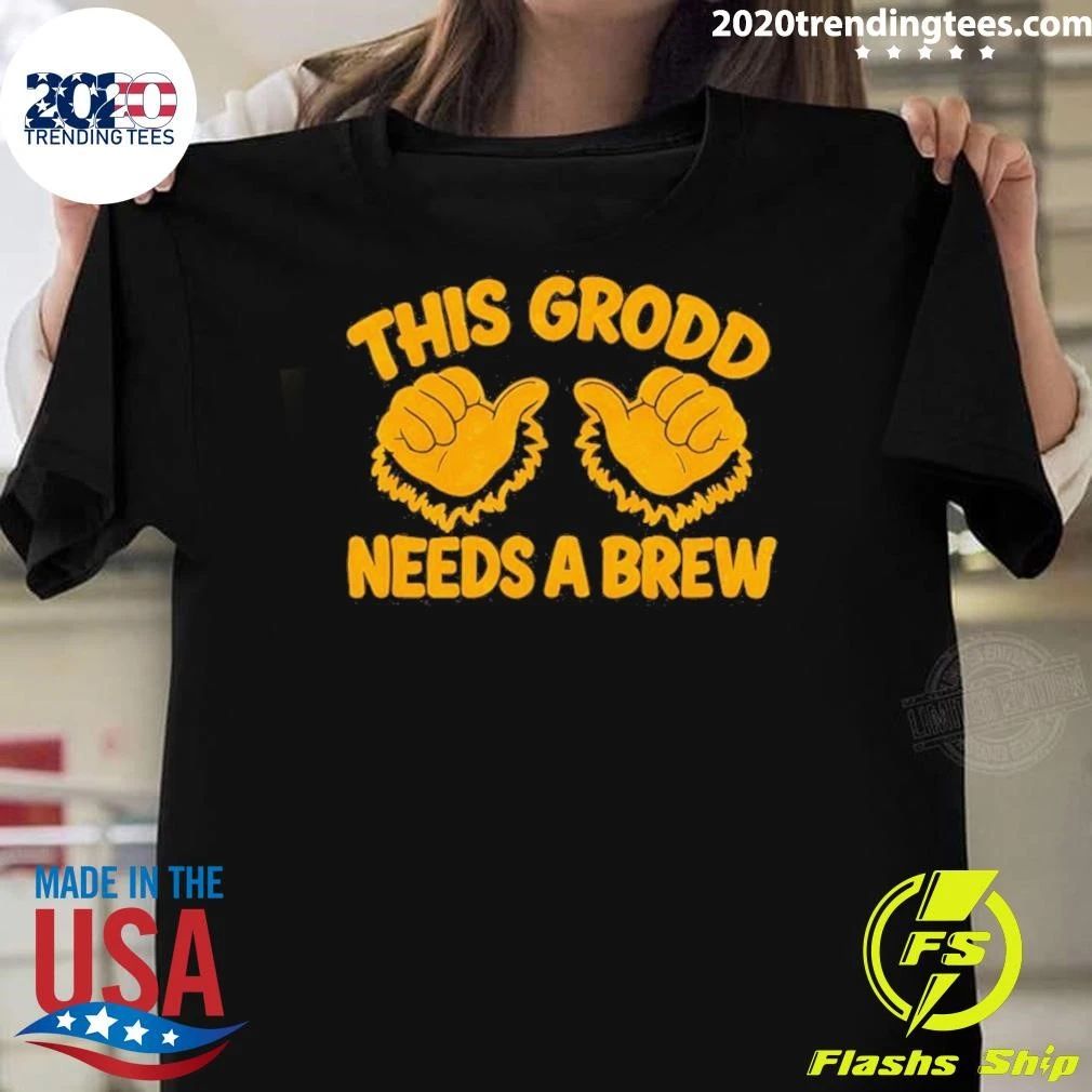 Gorilla Grodd This Grodd Needs A Brew Shirt
