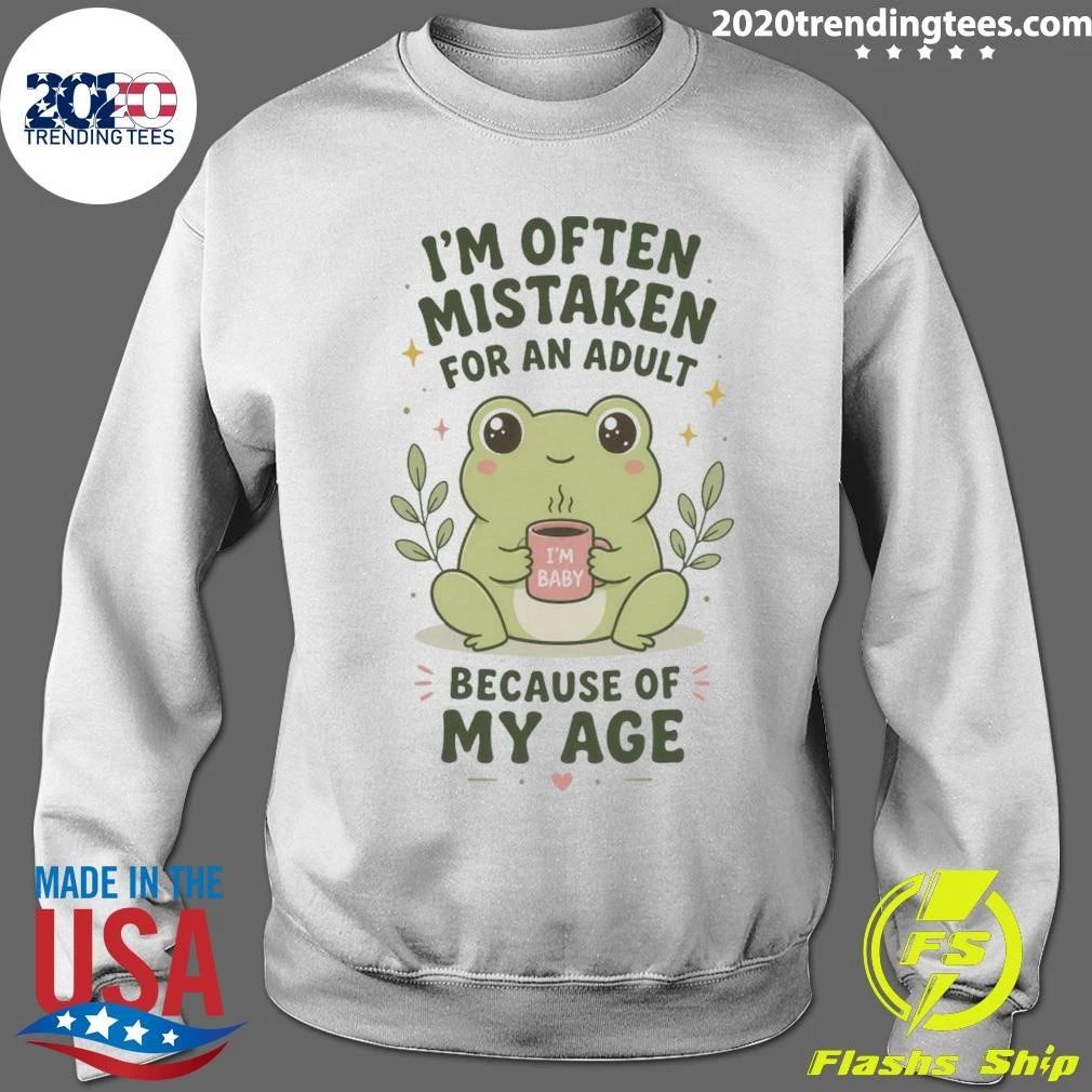 Baby Frog I’m Often Mistaken For An Adult Because Of My Age Shirt