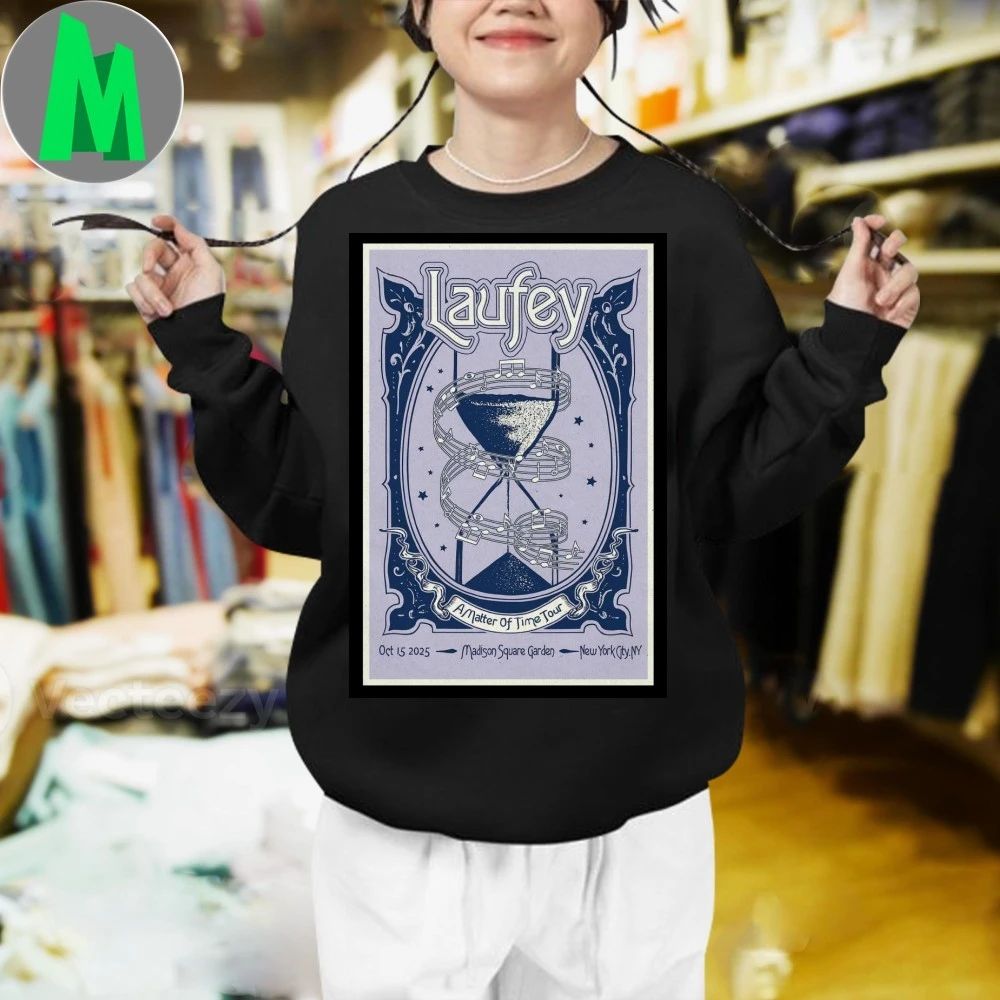 Poster Laufey Show NYC A Matter of Time Tour 2025 Shirt