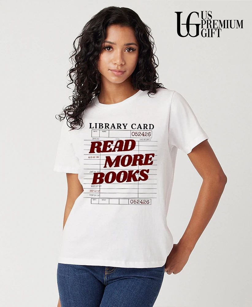 Read More Books Library Card Due Date vintage shirt