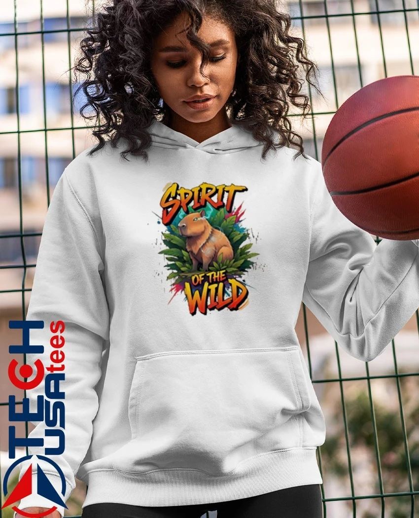 Vibrant Capybara spirit of the wild shirt