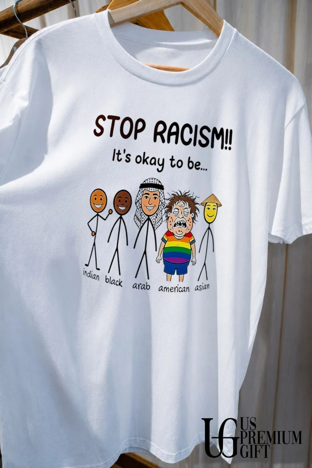 Stop racism it’s okay to be 2026 shirt