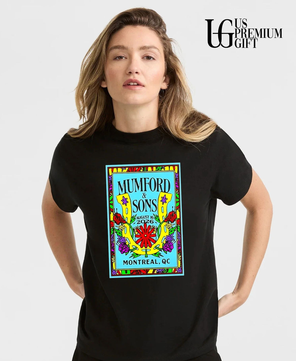 Mumford Sons August 16 2026 Montreal QC Tee Folk Rock Tour Concert Souvenir shirt