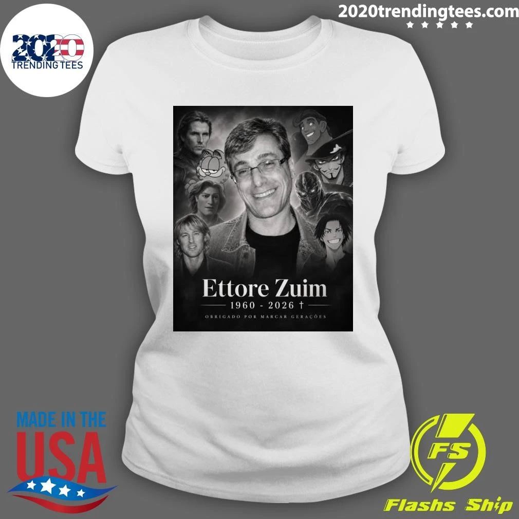 Lamenta Profundamente O Falecimento De Ettore Zuim Ettore Zuim 1960-2026 Obrigado Por Marcar Gerações Shirt