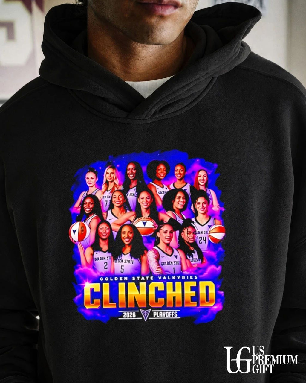 Golden State Valkyries Clinched 2026 Playoffs shirt
