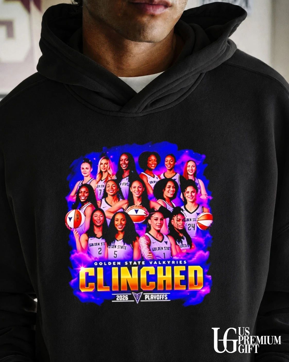 Golden State Valkyries Clinched 2026 Playoffs shirt
