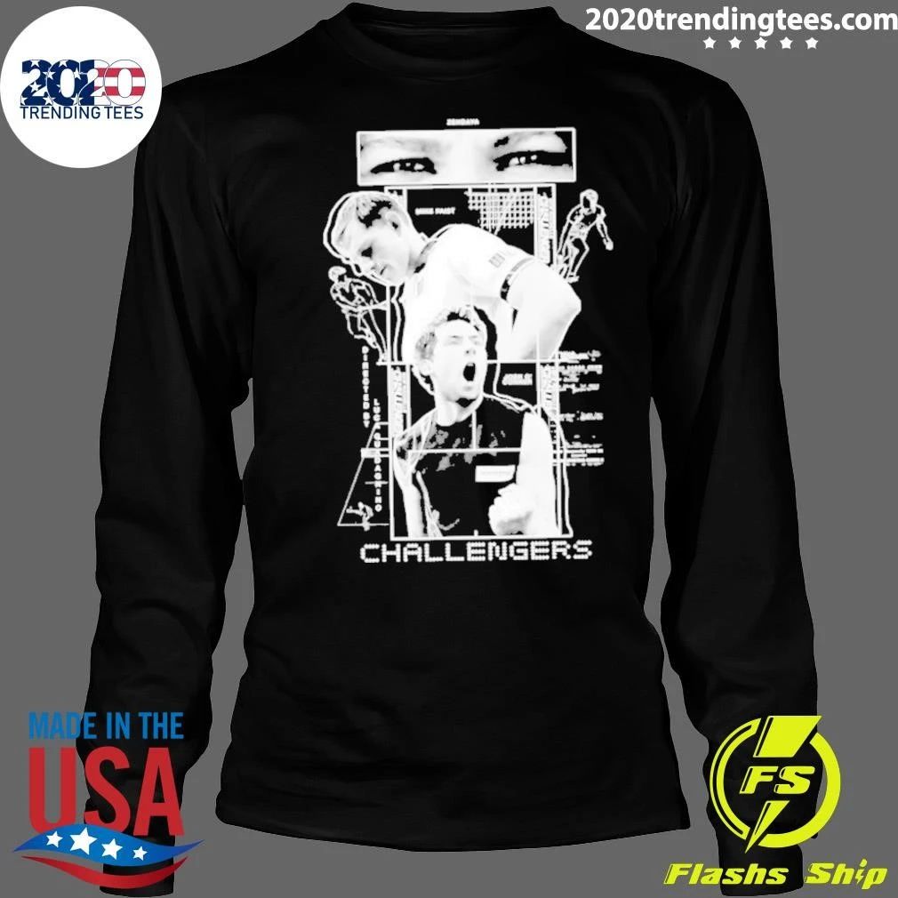 Zendaya Mike Faist Josh O’Connor Challengers Shirt