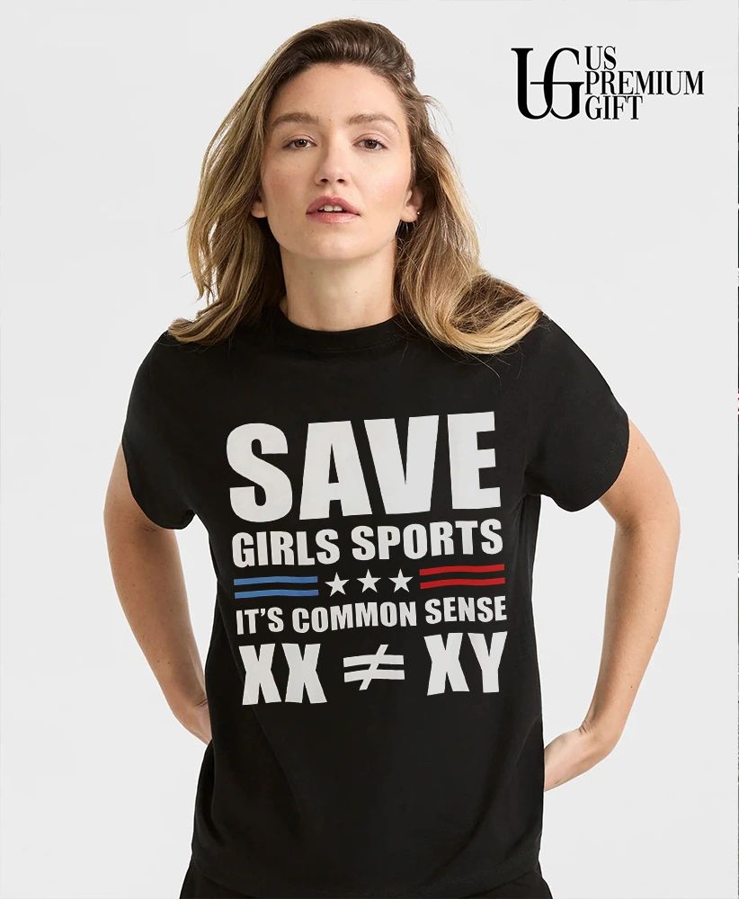 Save Girls Sports XX vs XY Common Sense Political shirt