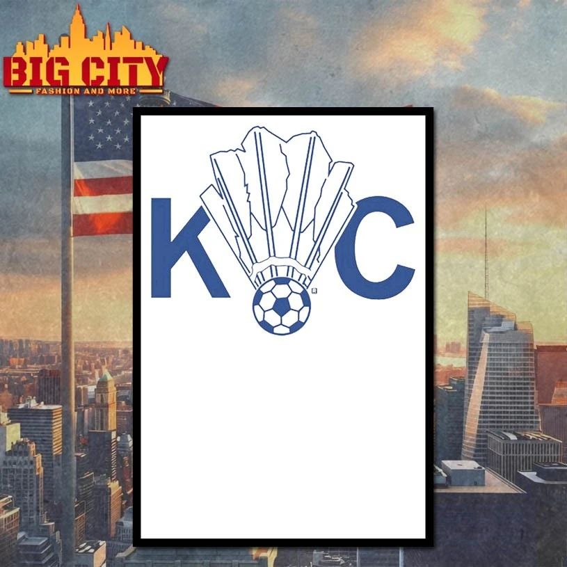 KC Soccer Shuttlecock logo T-shirt