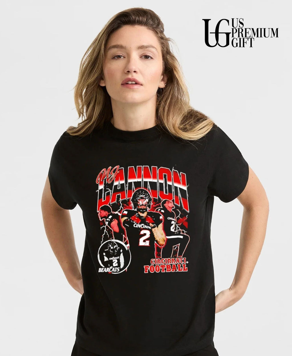 MJ Cannon Illustration Cincinnati Bearcats Football 2026 graphic shirt